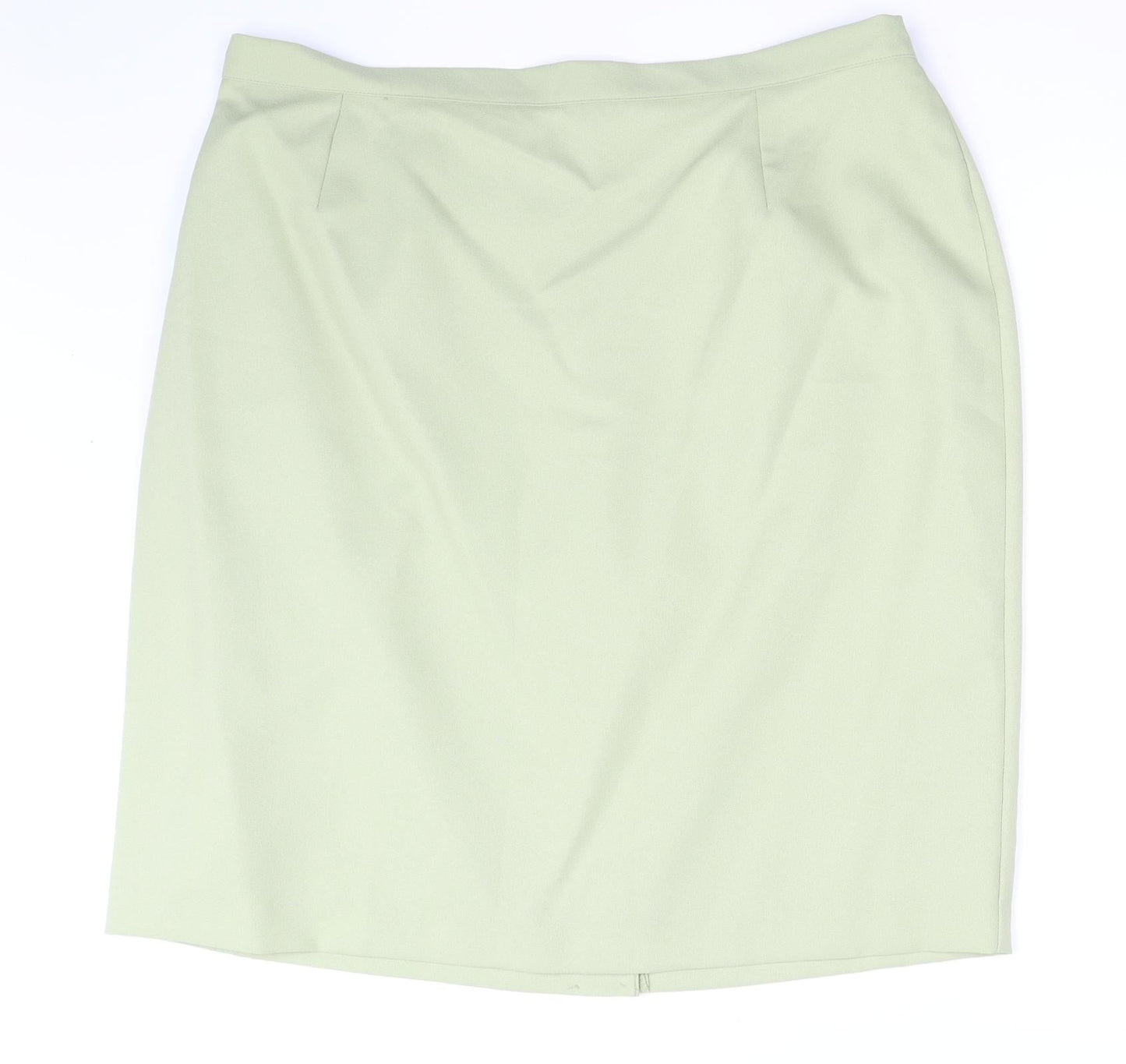 Agenda Womens Green   A-Line Skirt Size 26