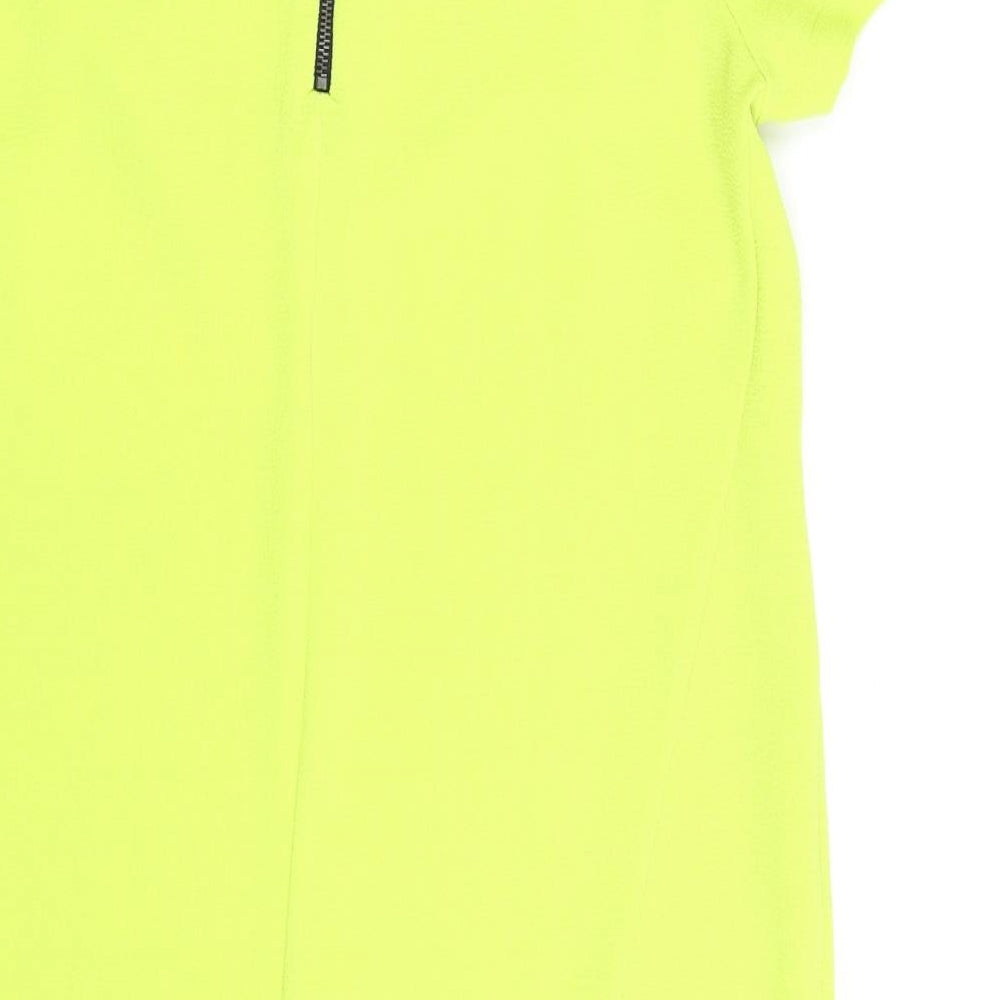 Topshop Womens Green   Pencil Dress  Size 10