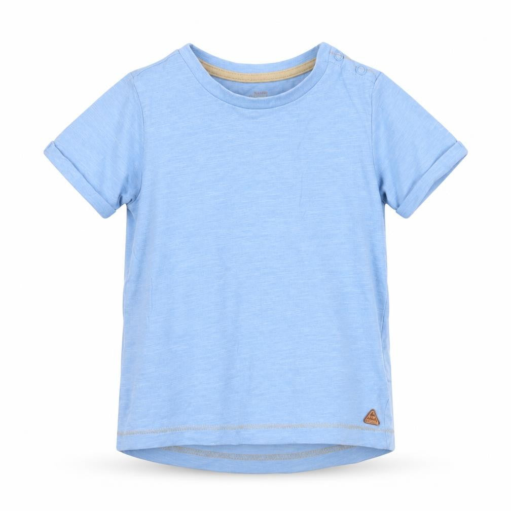 Mothercare Boys Blue  Jersey Basic T-Shirt Size 9-12 Months