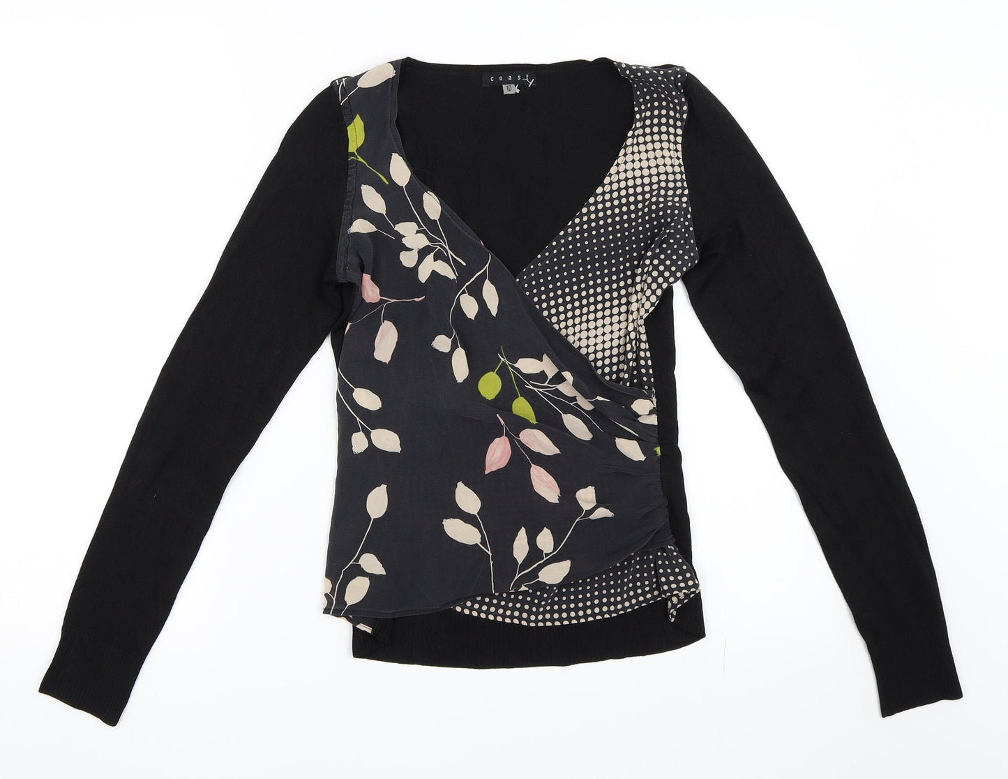 Coast Womens Black   Basic Blouse Size 10