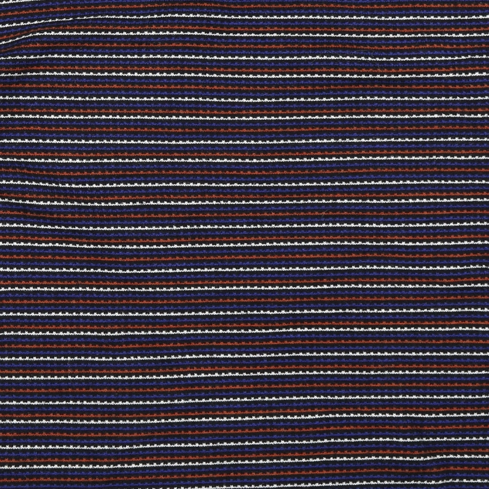 Papaya Womens Black Striped  Pullover Jumper Size 18
