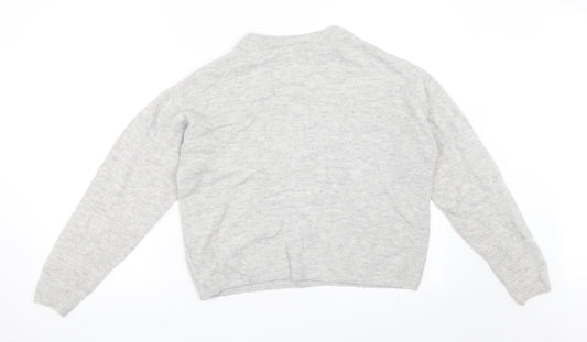 H&M Womens Grey   Pullover Jumper Size XS