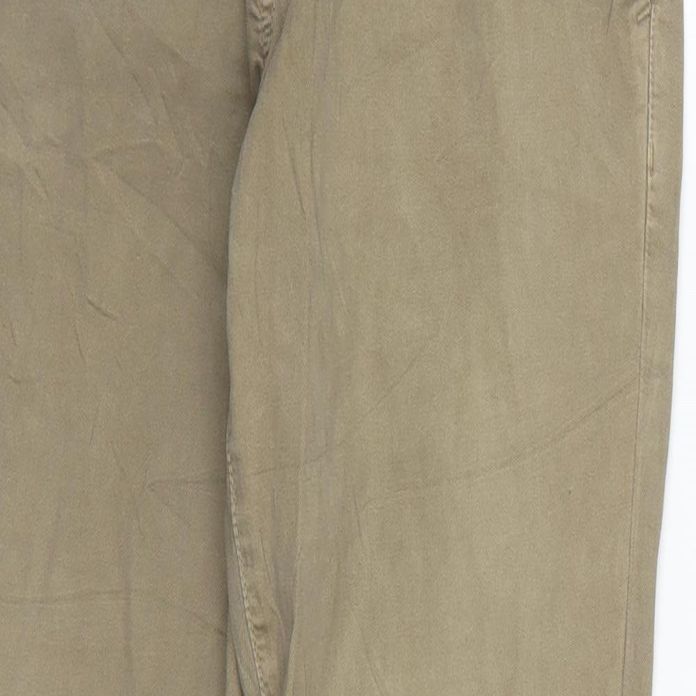 Cambio Womens Green  Denim Straight Jeans Size 10 L31 in