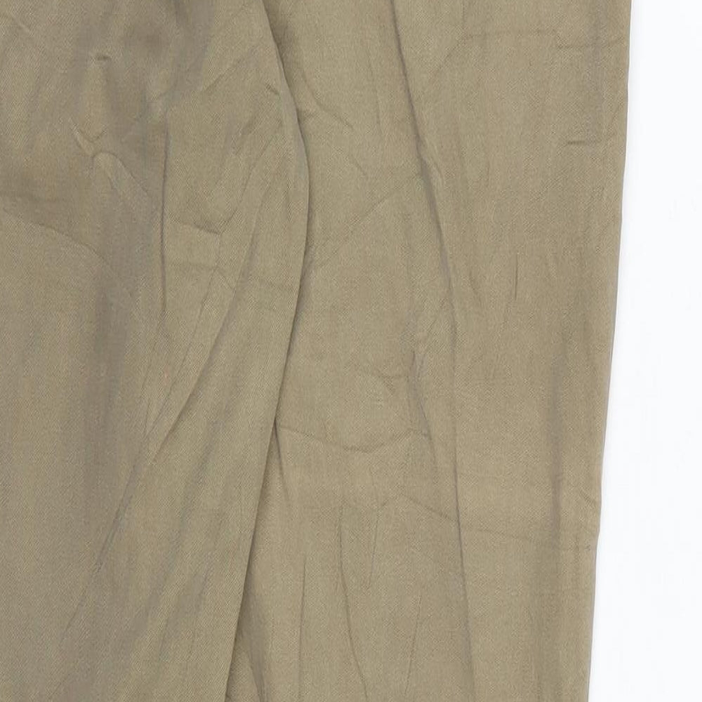 Cambio Womens Green  Denim Straight Jeans Size 10 L31 in