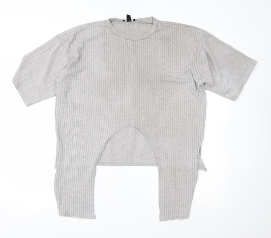 New Look Womens Grey   Basic T-Shirt Size 10