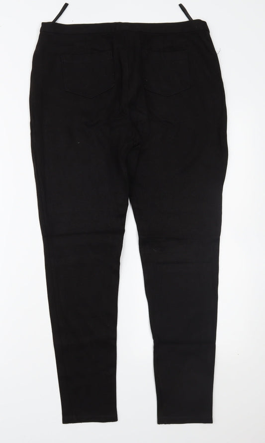 Dorothy Perkins Womens Black   Trousers  Size 14 L28 in