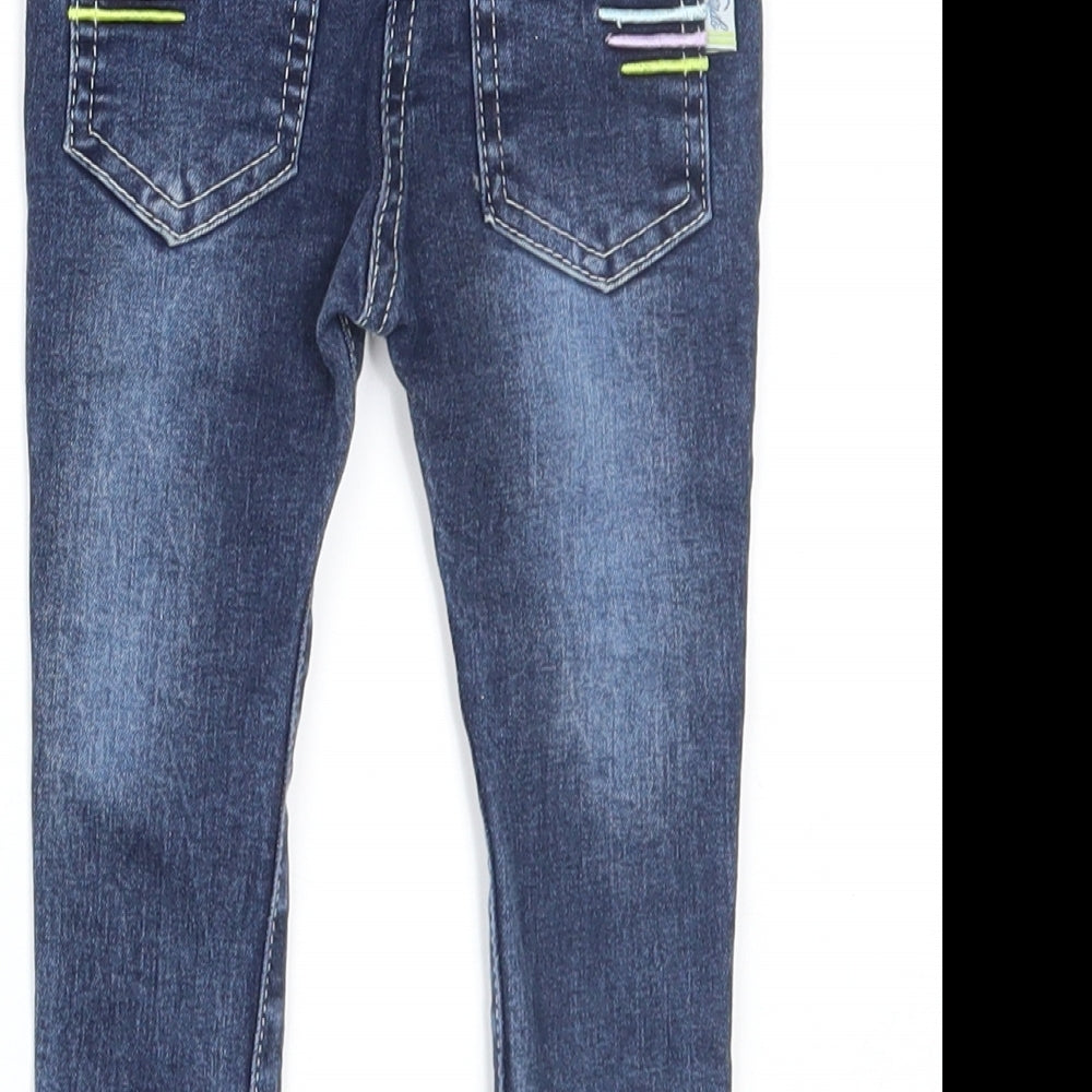 Verdo Girls Blue  Denim Capri Jeans Size 9 Months