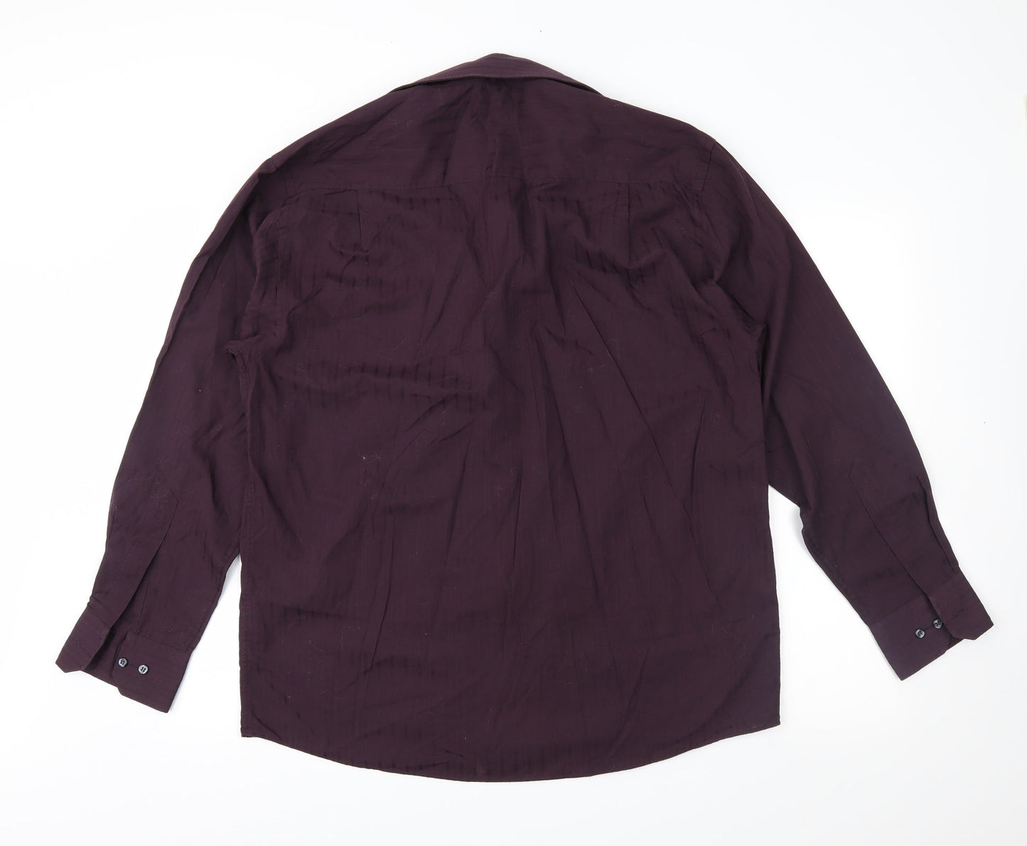 BHS Mens Purple    Button-Up Size 15.5