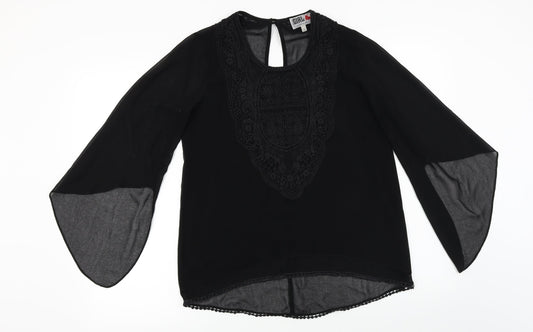 River Island  Womens Black   Basic Blouse Size 8