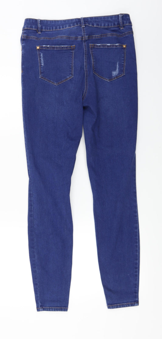 denim co Womens Blue   Straight Jeans Size 14 L28 in
