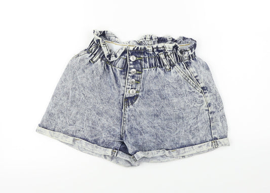 Preworn  Womens Blue   Chino Shorts Size 24 in