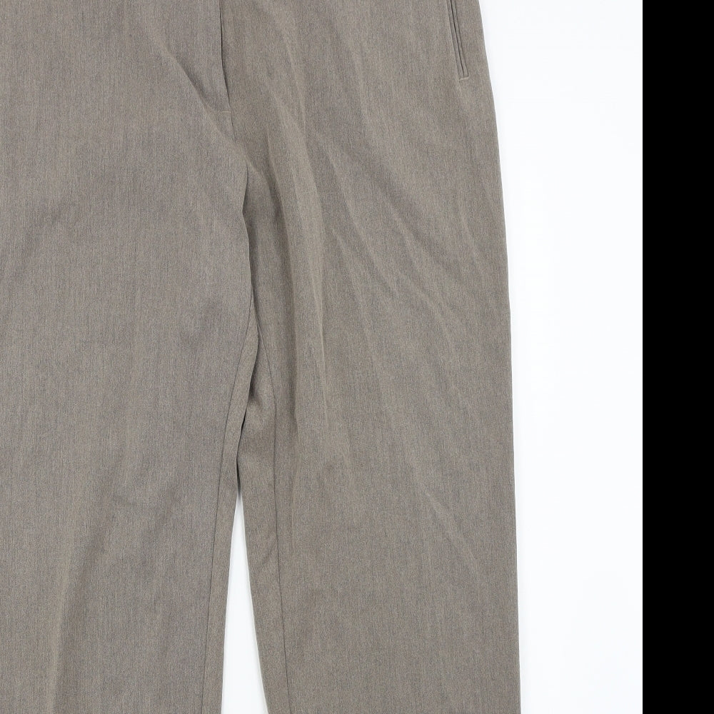 Marks and Spencer Womens Beige   Trousers  Size 16 L28 in