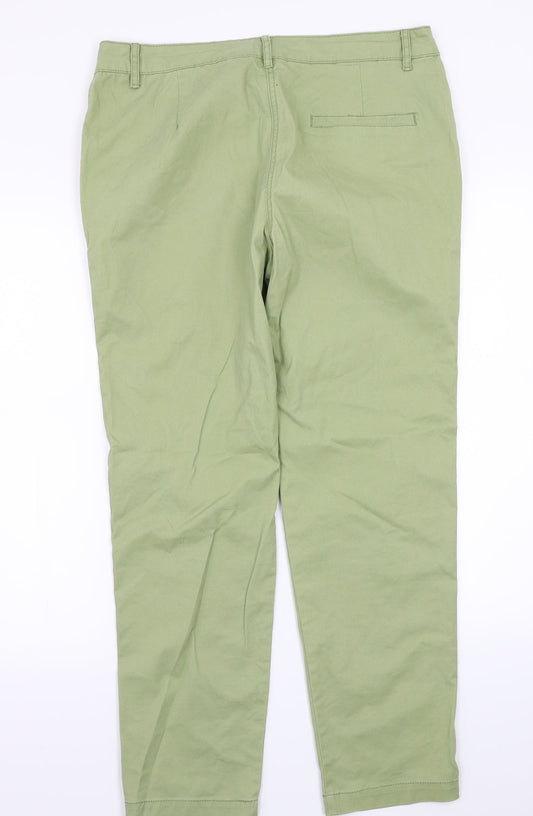 Papaya Womens Green   Trousers  Size 12 L28 in