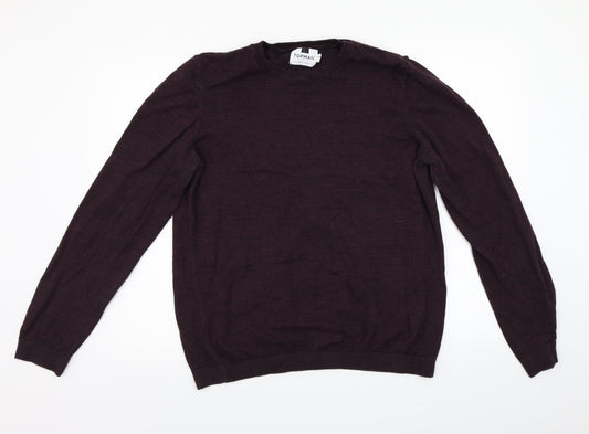 Topman  Mens Red   Pullover Jumper Size L