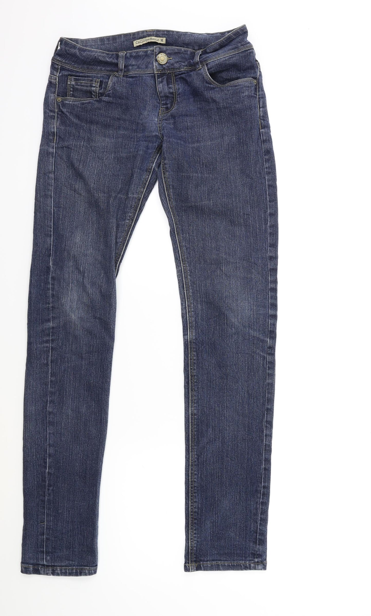 Calliope Womens Blue  Denim Skinny Jeans Size M L31 in