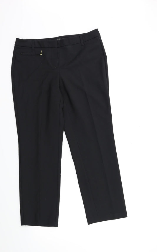 NEXT Womens Black   Trousers  Size 12 L25 in