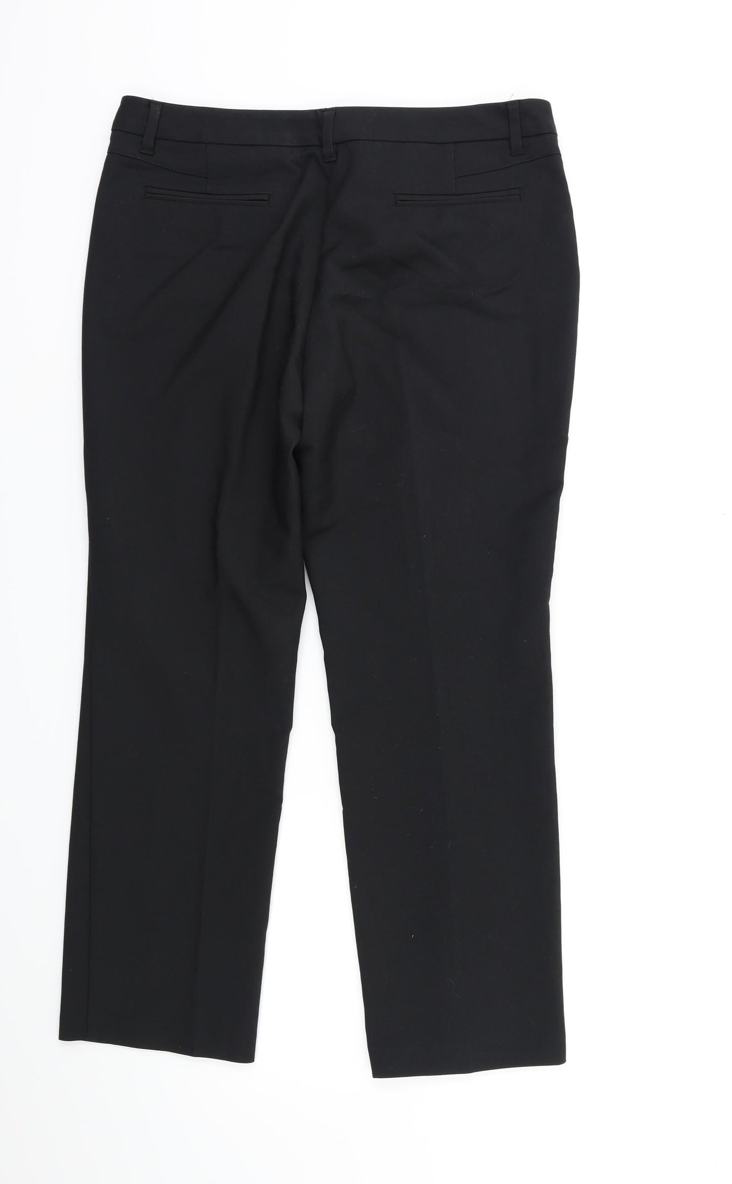 NEXT Womens Black   Trousers  Size 12 L25 in