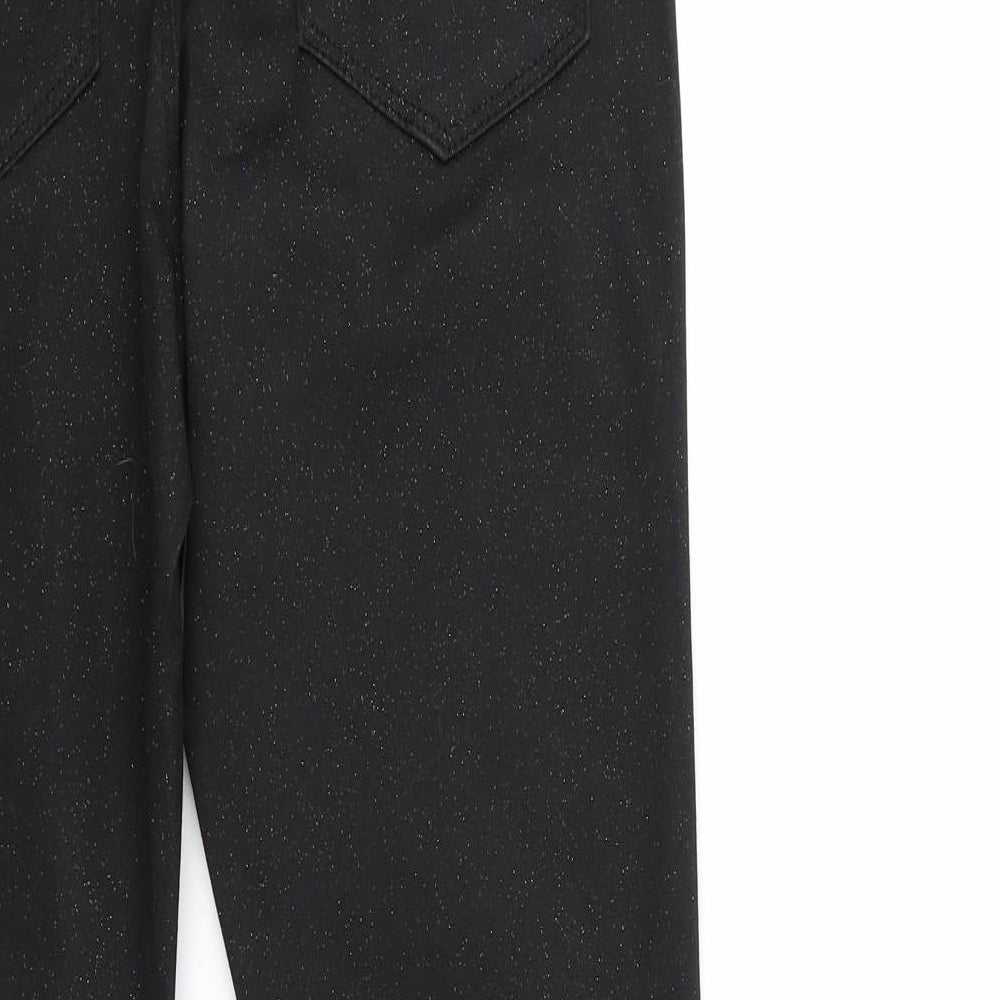 Dorothy Perkins Womens Black  Denim Skinny Jeans Size 12 L29 in