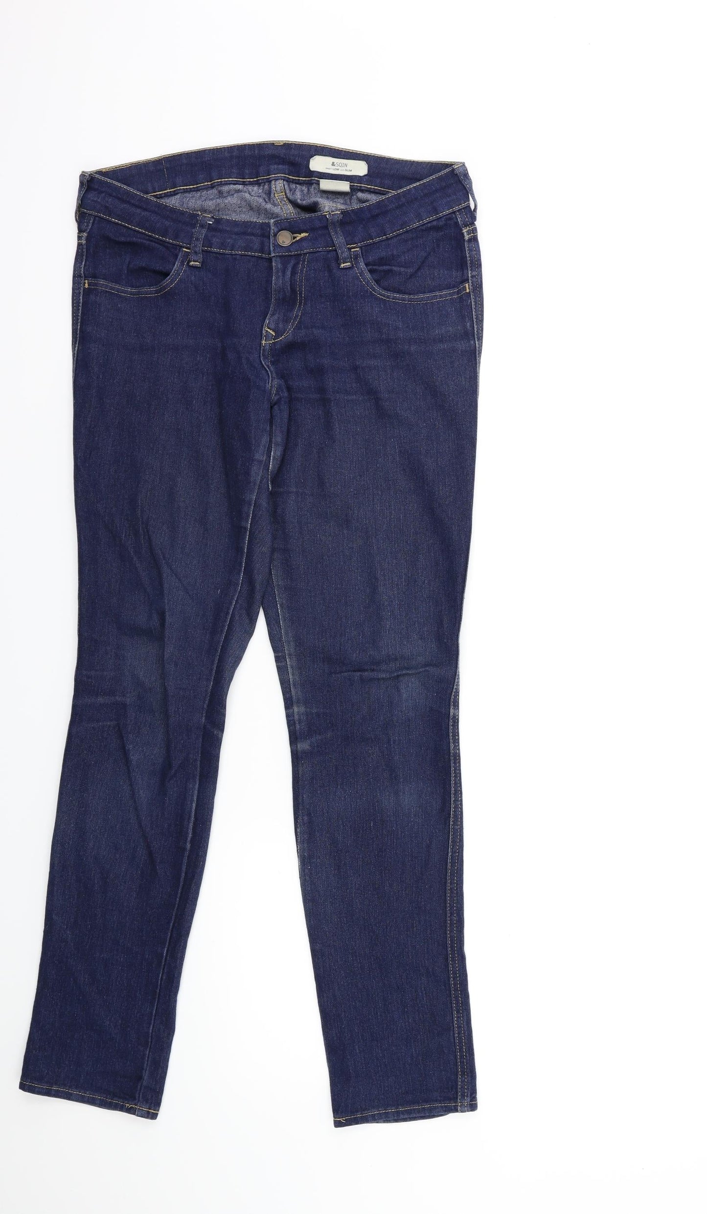 Preworn Womens Blue  Denim Skinny Jeans Size 28 in L30 in