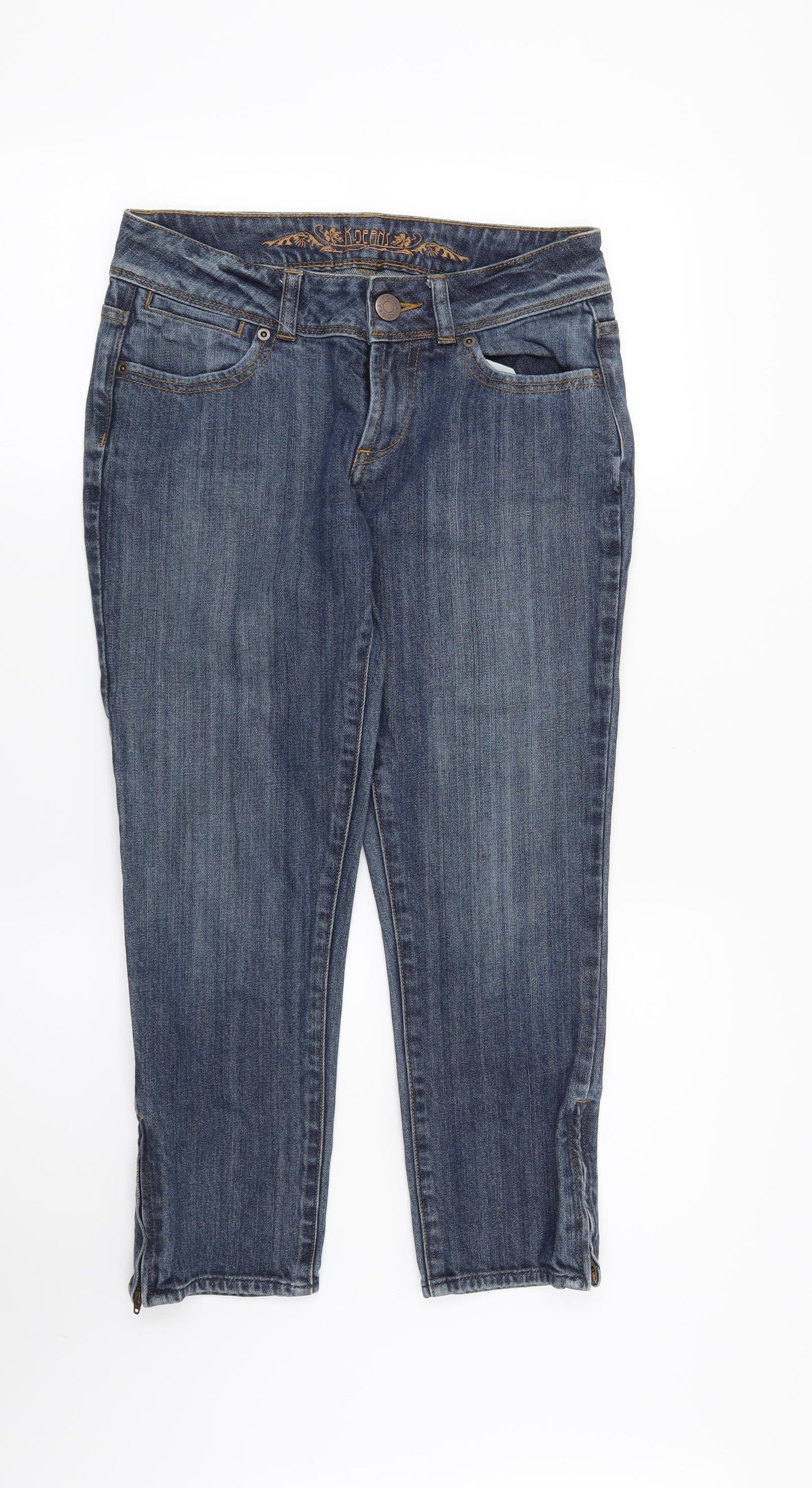 Preworn Womens Blue   Skinny Jeans Size 8 L24 in