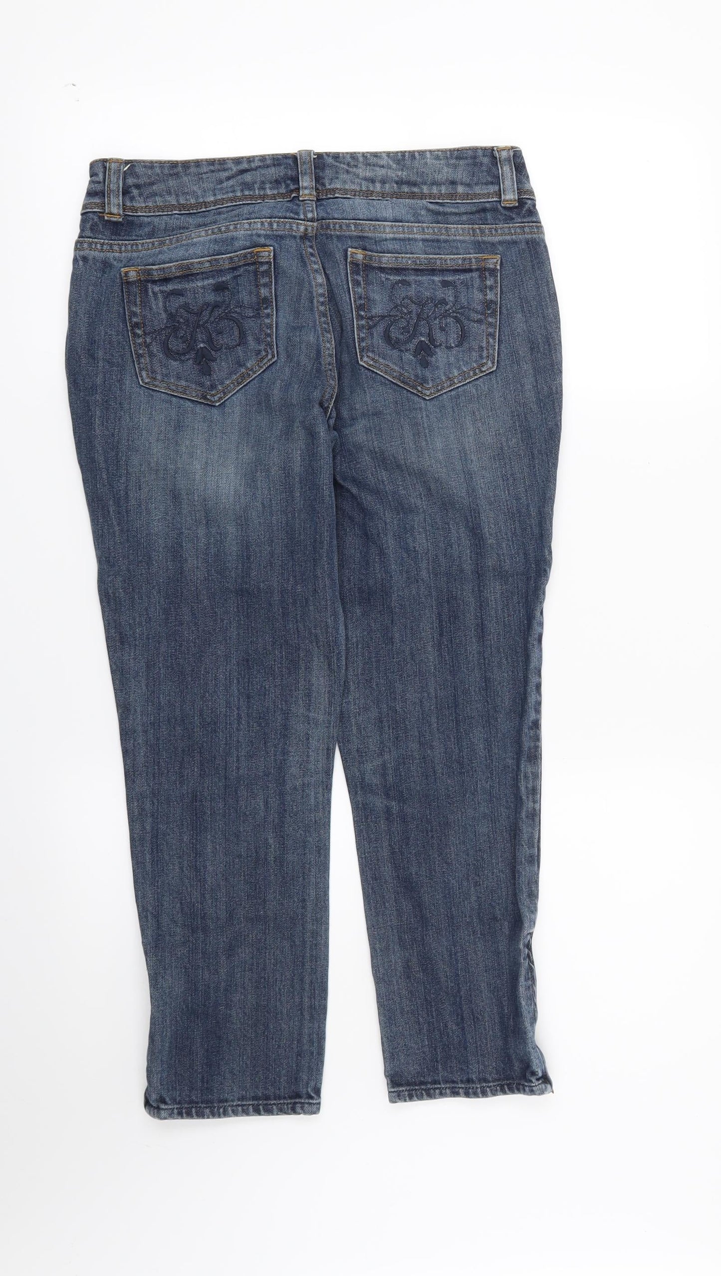Preworn Womens Blue   Skinny Jeans Size 8 L24 in