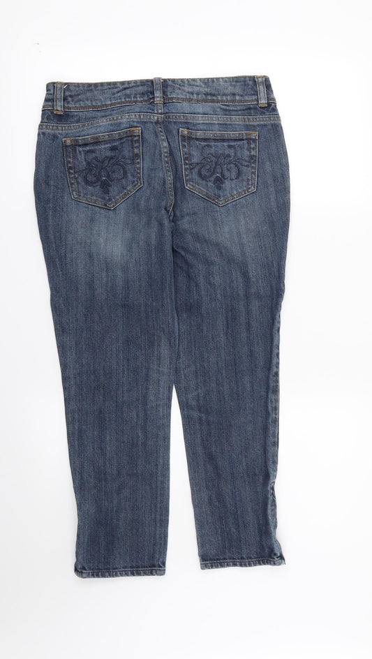 Preworn Womens Blue   Skinny Jeans Size 8 L24 in
