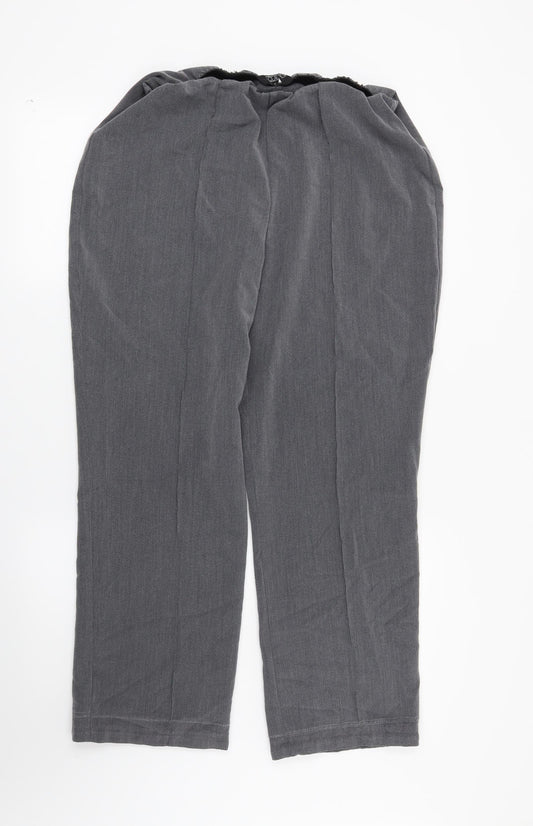 Preworn Womens Grey   Trousers  Size 14 L27 in