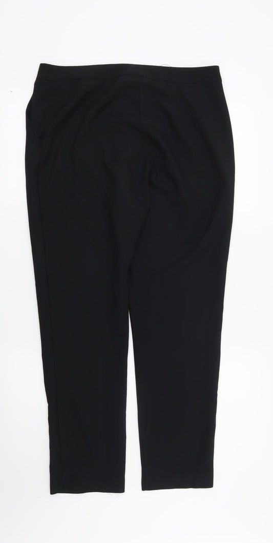 ASOS Womens Black   Trousers  Size 12 L28 in
