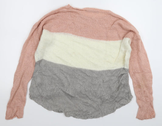 Select Womens Multicoloured  Knit Pullover Jumper Size 14