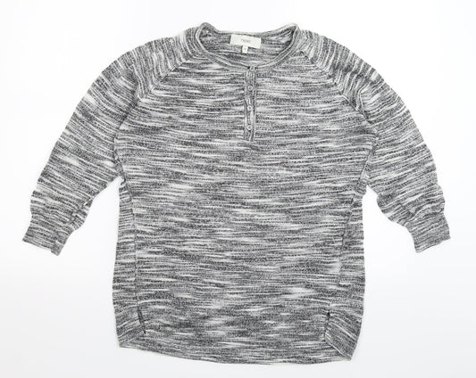 NEXT Womens Grey  Knit Pullover Jumper Size 16