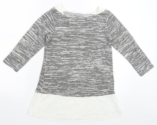 Dorothy Perkins Womens Grey  Knit Pullover Jumper Size 6