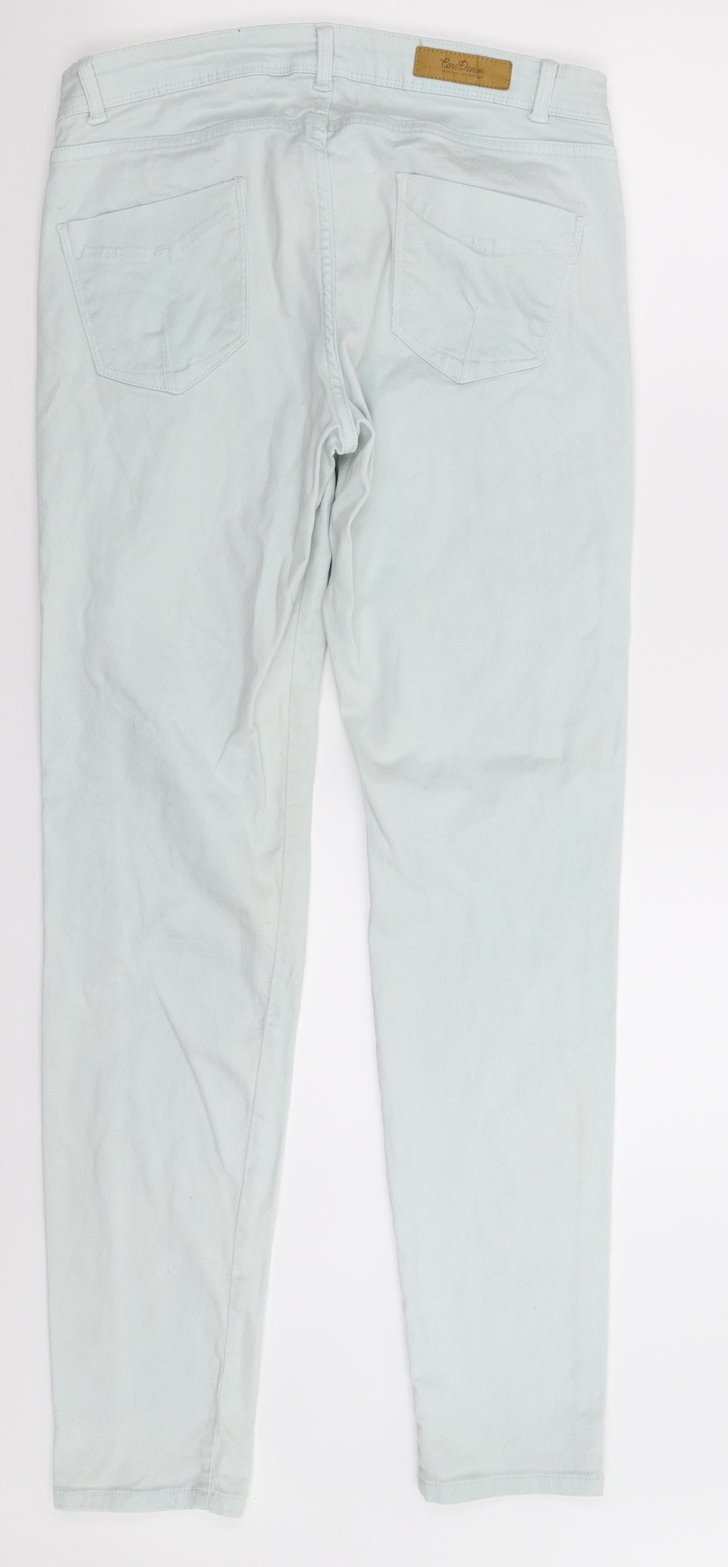 Zara Womens Blue  Denim Skinny Jeans Size 12 L32 in