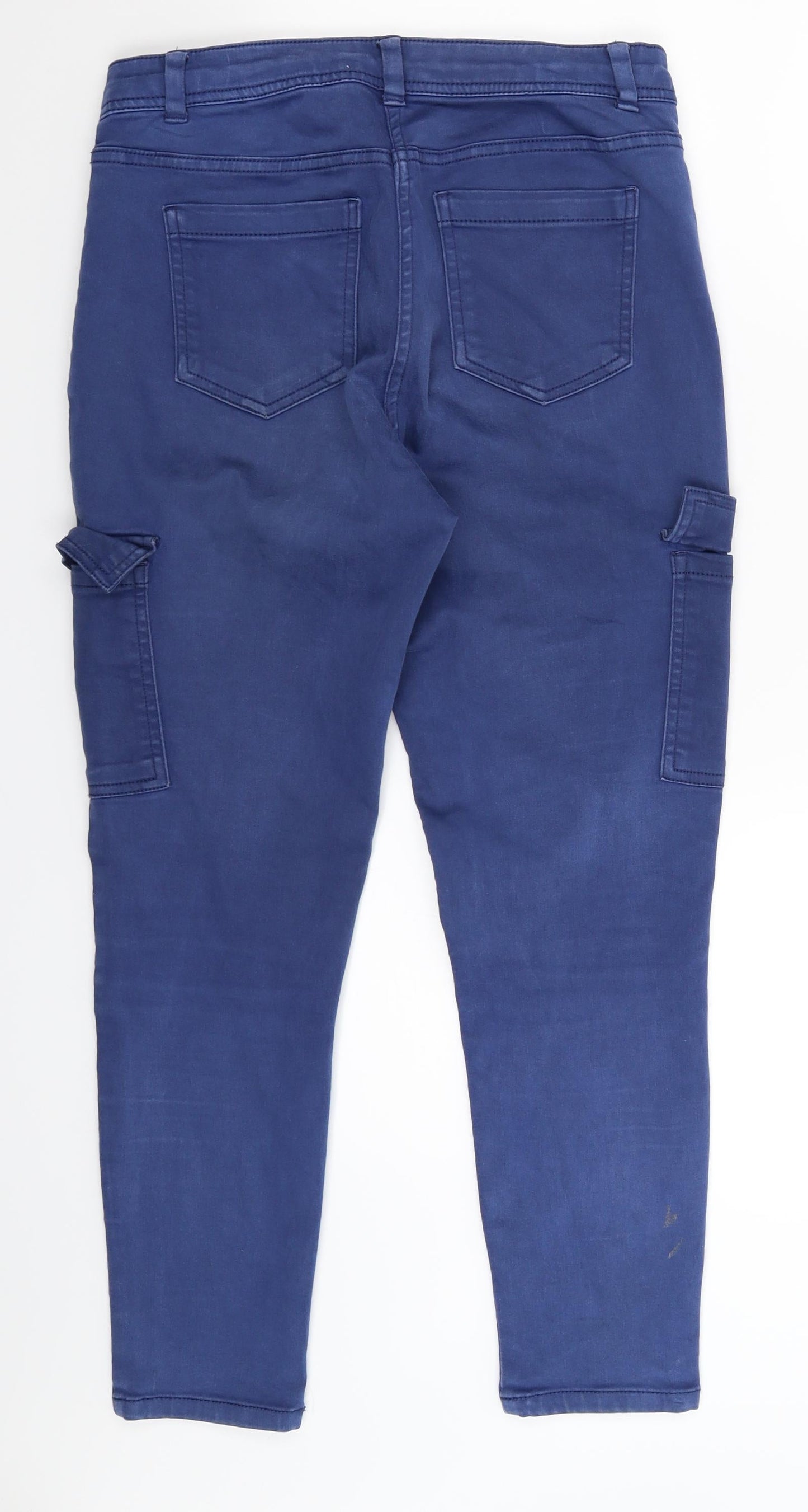 Marks and Spencer Womens Blue  Denim Skinny Jeans Size 10 L26 in