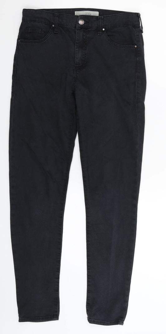 Topshop Womens Black  Denim Jegging Jeans Size 28 in L28 in