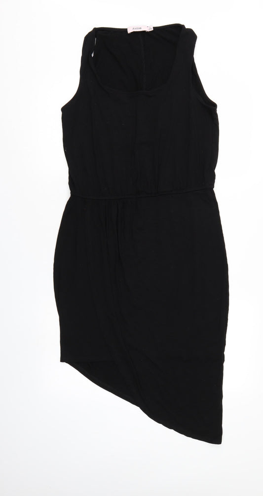Just Fab Womens Black   Tank Dress  Size L