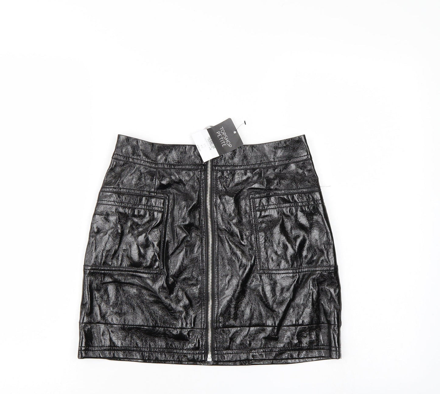 Top Shop Womens Black   Mini Skirt Size 6