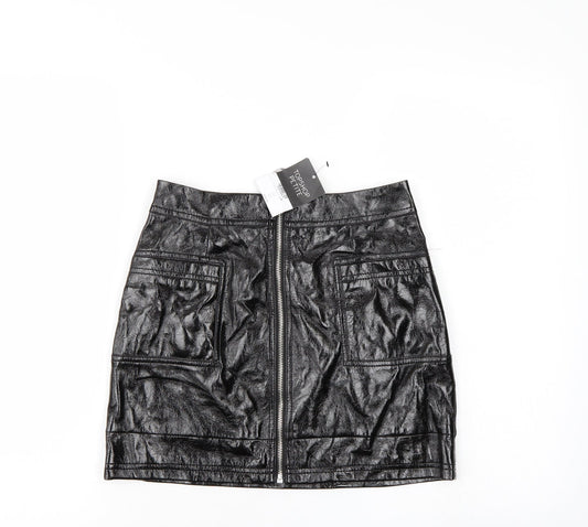 Top Shop Womens Black   Mini Skirt Size 6