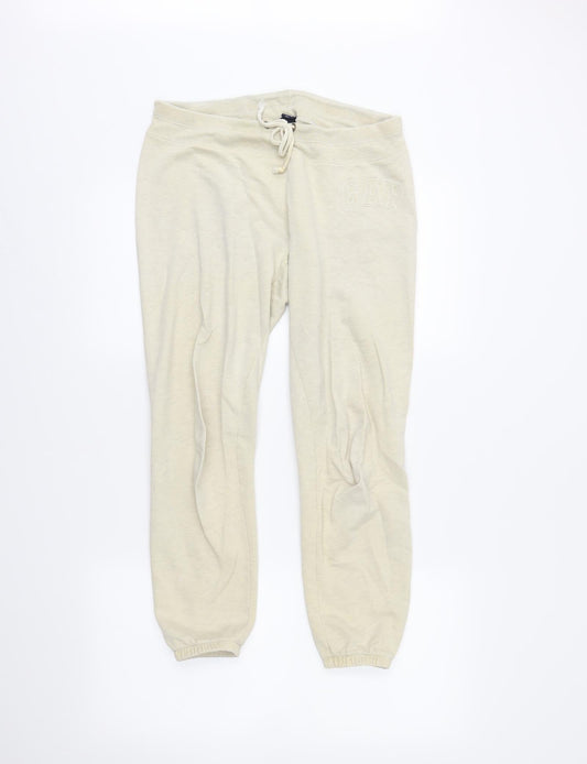 Gap Mens Ivory   Jogger Trousers Size S L24 in