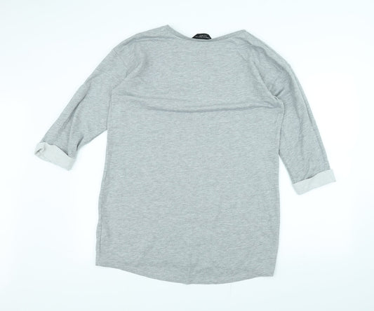 Dorothy Perkins Womens Grey   Pullover Jumper Size 14