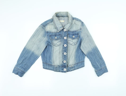 New Look Womens Blue  Denim Jacket  Size 10
