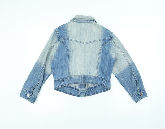 New Look Womens Blue  Denim Jacket  Size 10