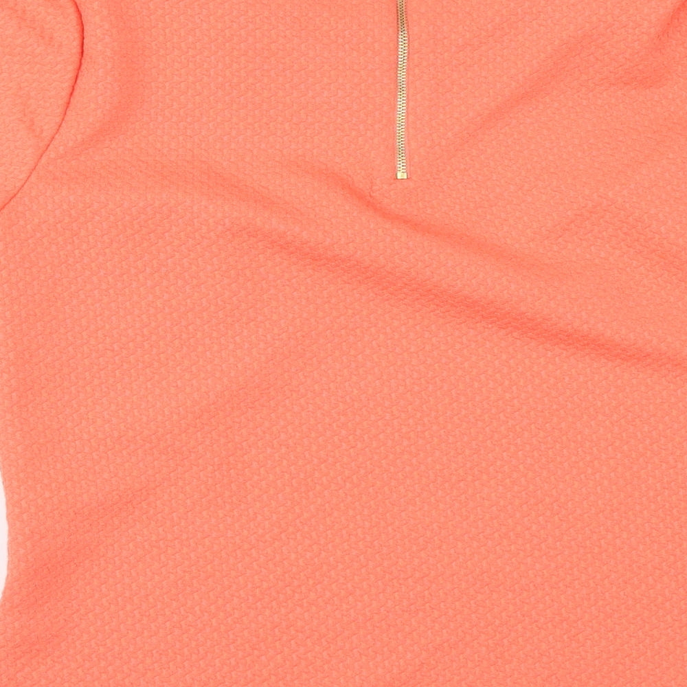 Marks and Spencer Womens Orange   Basic T-Shirt Size 12