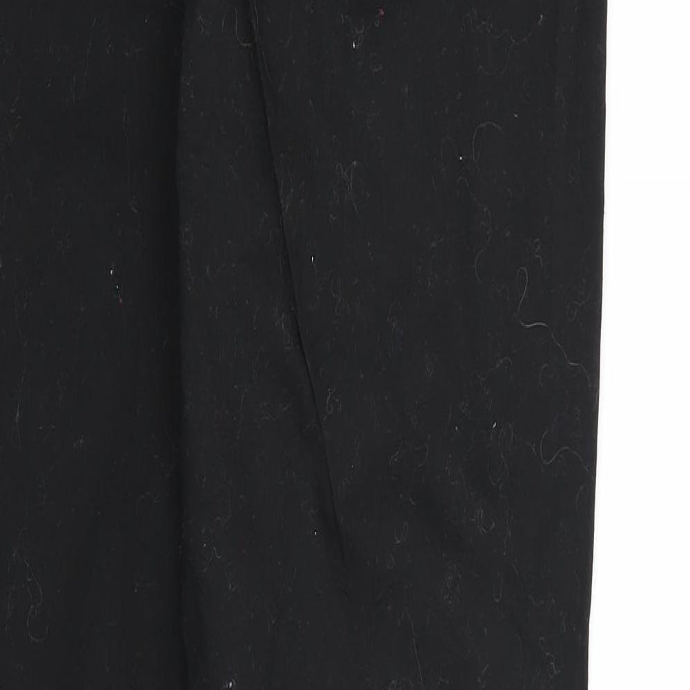 Denim & Co. Womens Black  Denim Jegging Jeans Size 14 L28 in