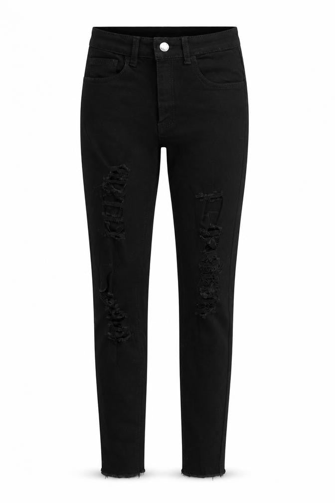 SHEIN SHIEN Womens Black  Denim Skinny Jeans Size M L26 in
