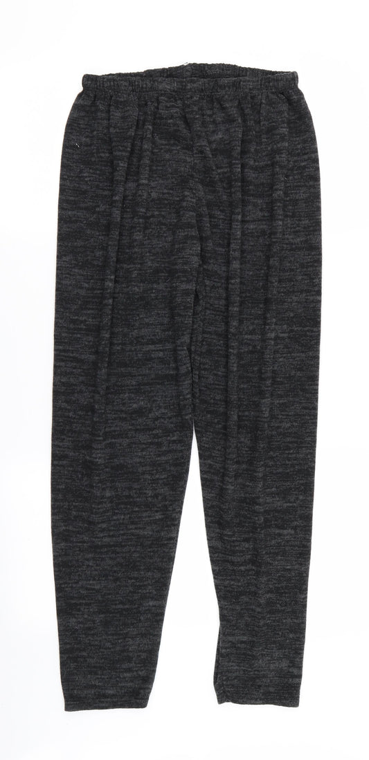 Preworn Womens Black   Sweatpants Trousers Size 4 L27 in - Stretch waistband