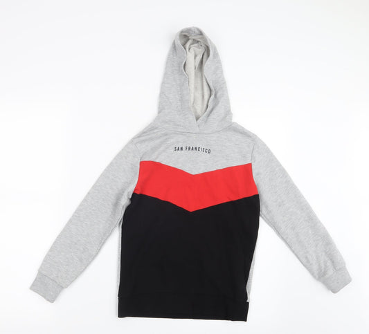 Very Boys Grey   Pullover Hoodie Size 9 Years