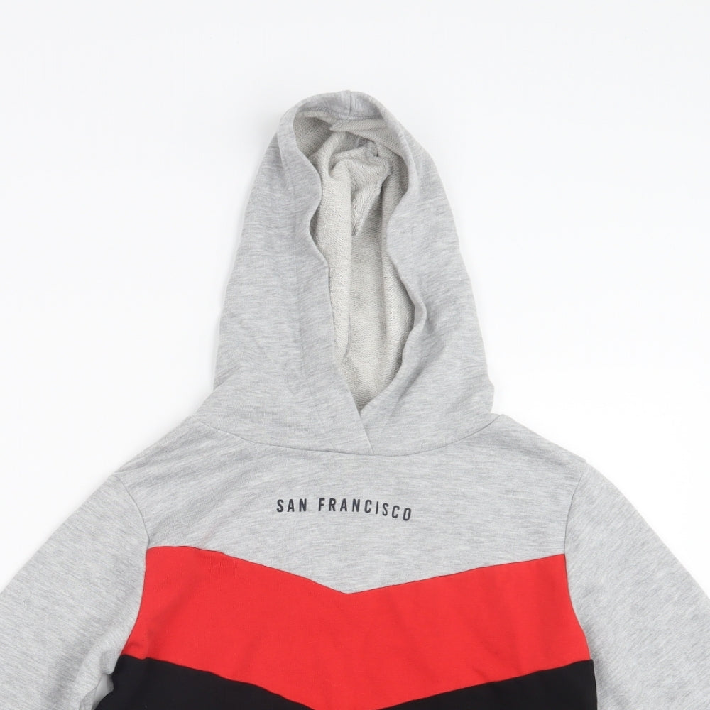 Very Boys Grey   Pullover Hoodie Size 9 Years