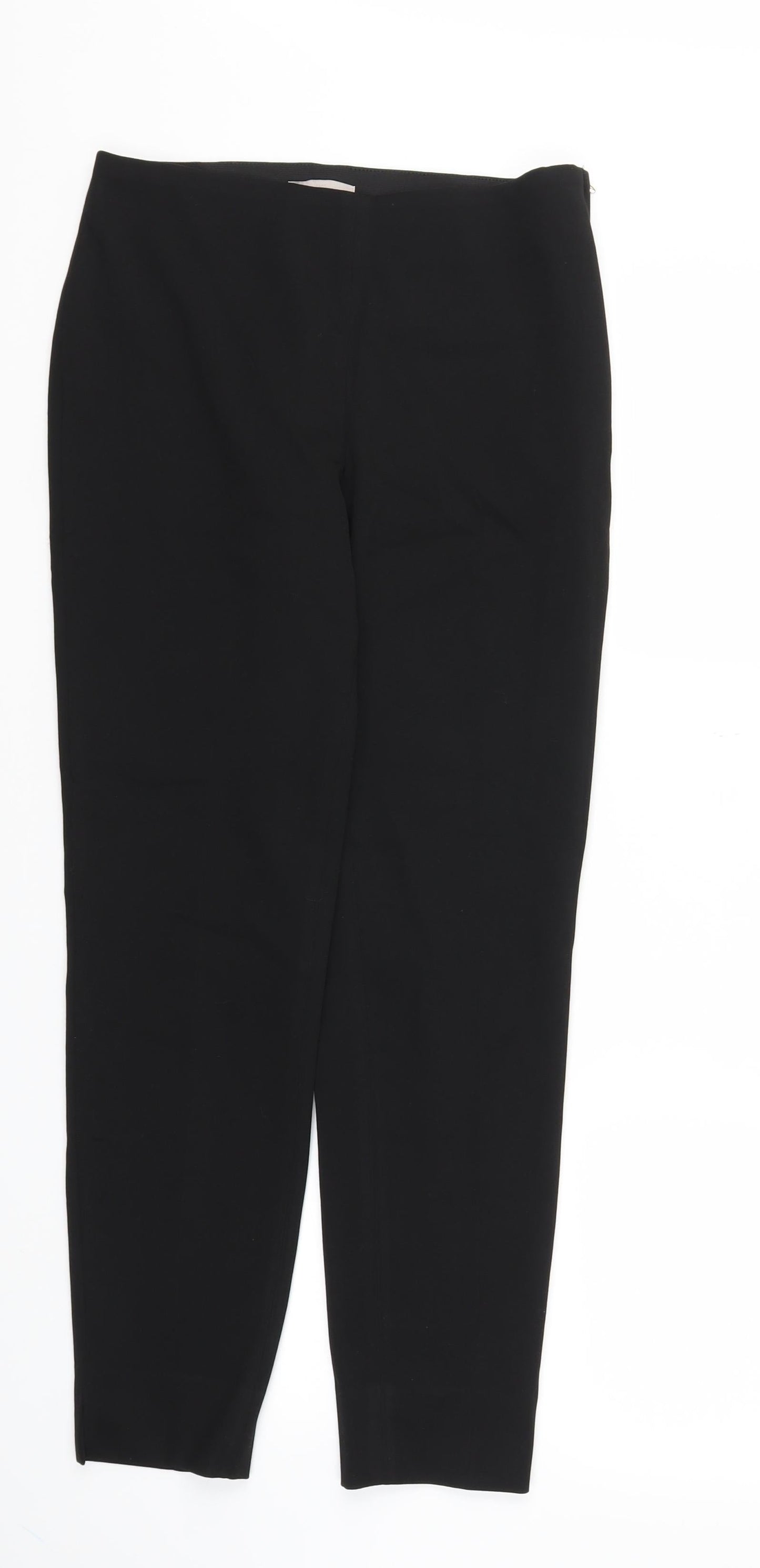 H&M Womens Black   Trousers  Size 10 L27 in
