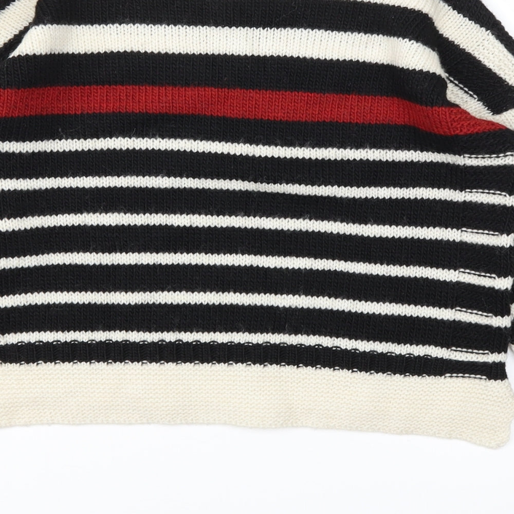 Topshop Womens Multicoloured Striped  Pullover Jumper Size 10