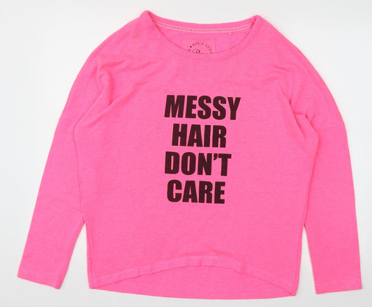 Boux Avenue Womens Pink   Pullover Jumper Size 8
